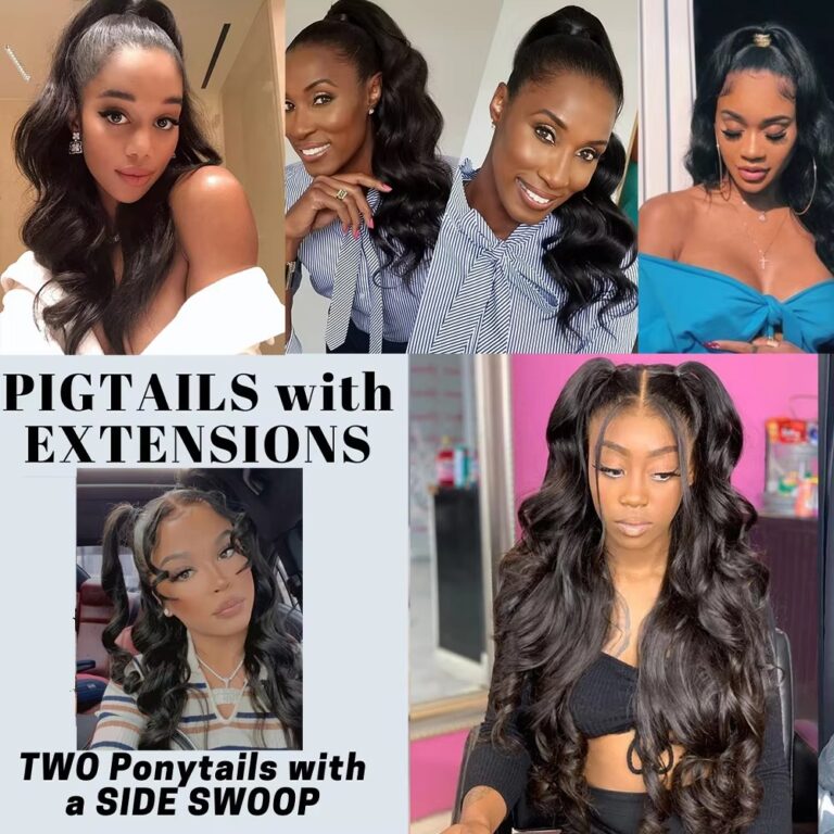 120g Virgin Raw Human Hair Clip-In Ponytail for Women