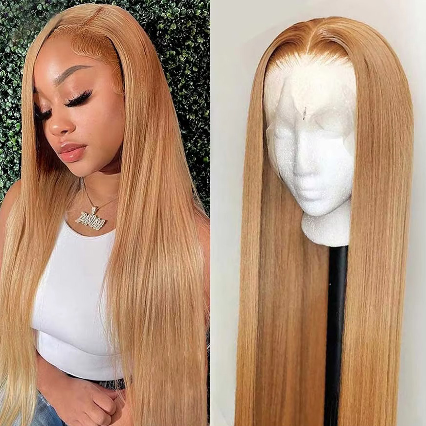 13x6 Honey Blonde HD Transparent Lace Front Wig