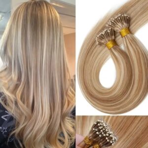 22-Inch Premium Human Hair Nano Ring Tip Extensions