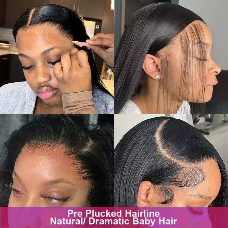 Bone Straight Human Hair Lace Front Wig – Silky Smooth Straight Lace Frontal Wig for Women