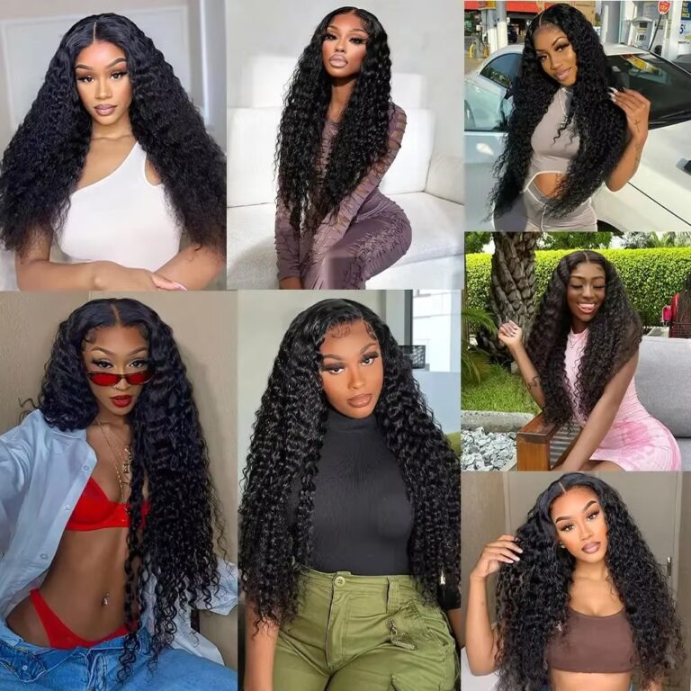 Deep Wave Tape-In Hair Extensions Salon-Quality Curly Extensions