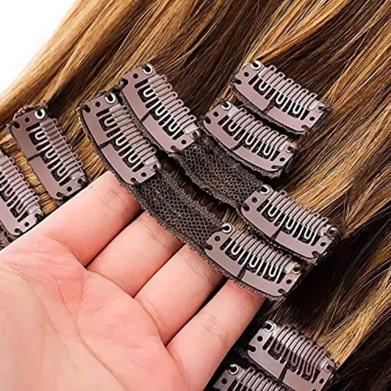 Highlight Straight Ombre P427 Human Hair Clip-In Extensions