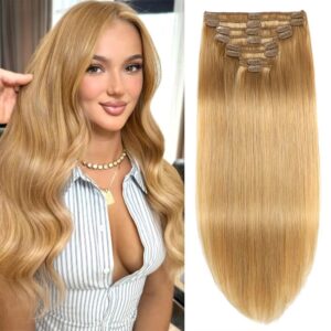 Honey Blonde Clip-In Hair Extensions