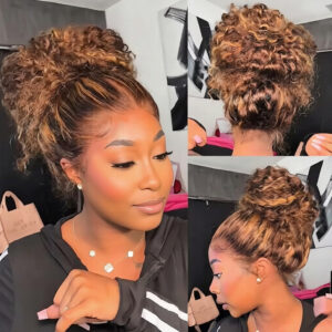 Honey Blonde Deep Wave 360 HD Lace Front Wig