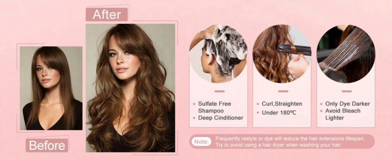 Invisible Hole Flat PU Tape Human Hair Extensions