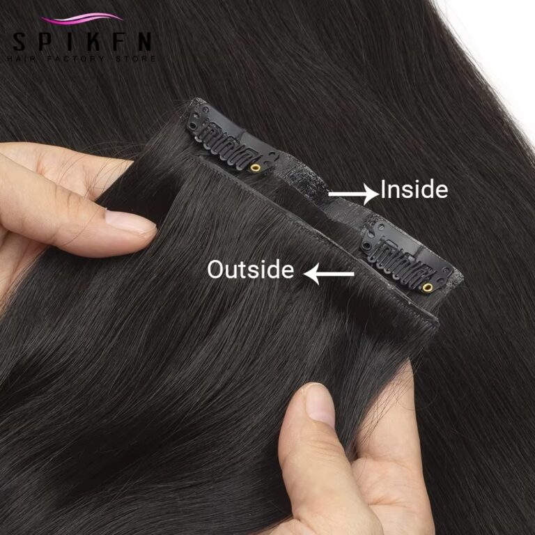 Invisible PU Clip-In Hair Extensions 100–120g