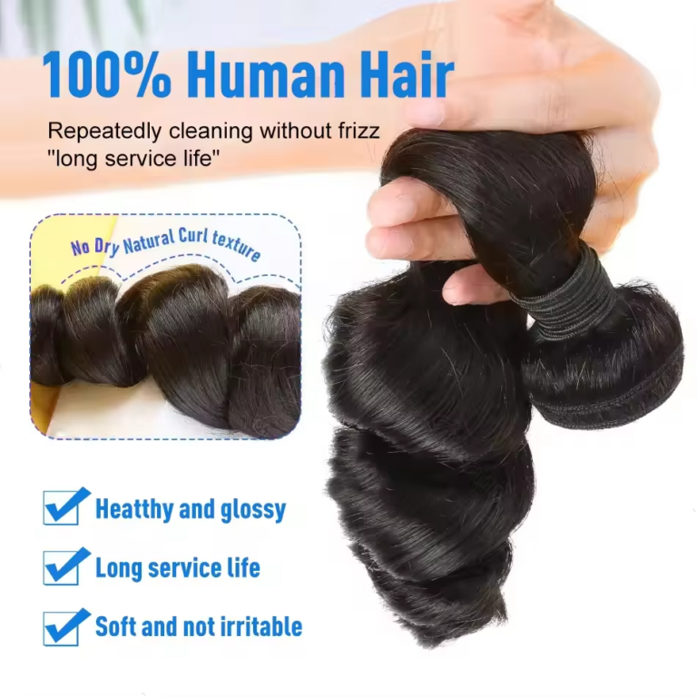 Natural Brazilian Curly Hair Bundles Premium Curly Weft Extensions