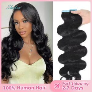 PU 20pcs Tape-In Human Hair Extensions