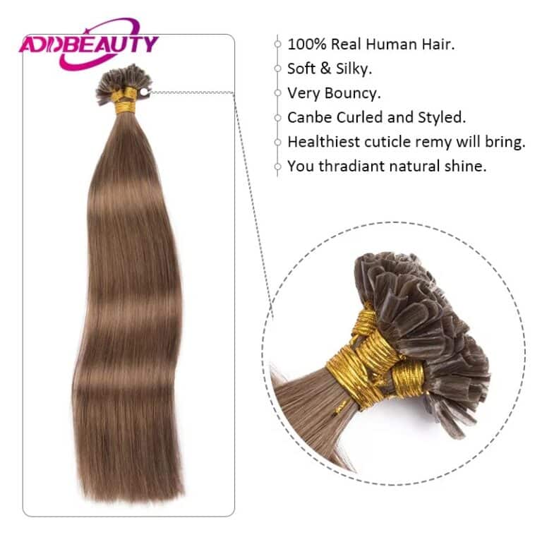Premium U Tip Human Fusion Hair Extensions