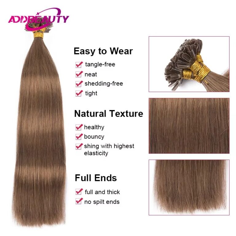 Premium U Tip Human Fusion Hair Extensions