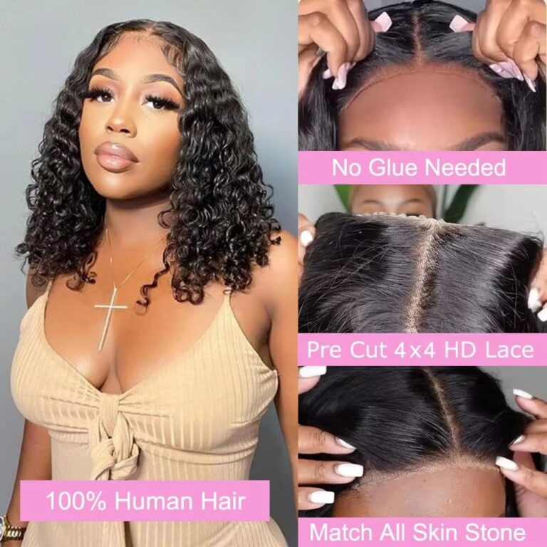 Short Bob Lace Closure Wig – Human Hair