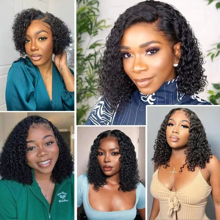 Short Bob Lace Closure Wig – Human Hair