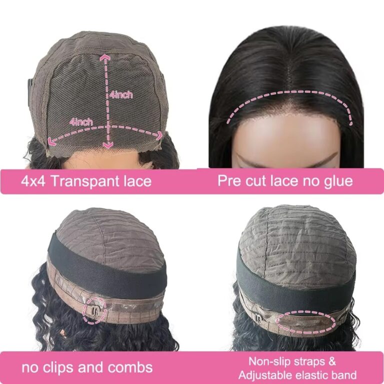 Short Bob Lace Closure Wig – Human Hair