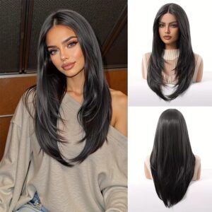 Straight Human Hair Bob Wig – Glueless 13x4 Lace Closure for Women