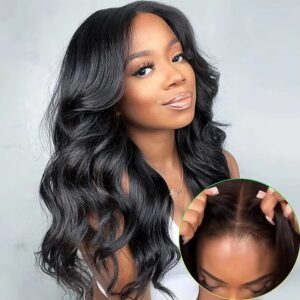 Transparent Lace Front Glueless Human Hair Wig