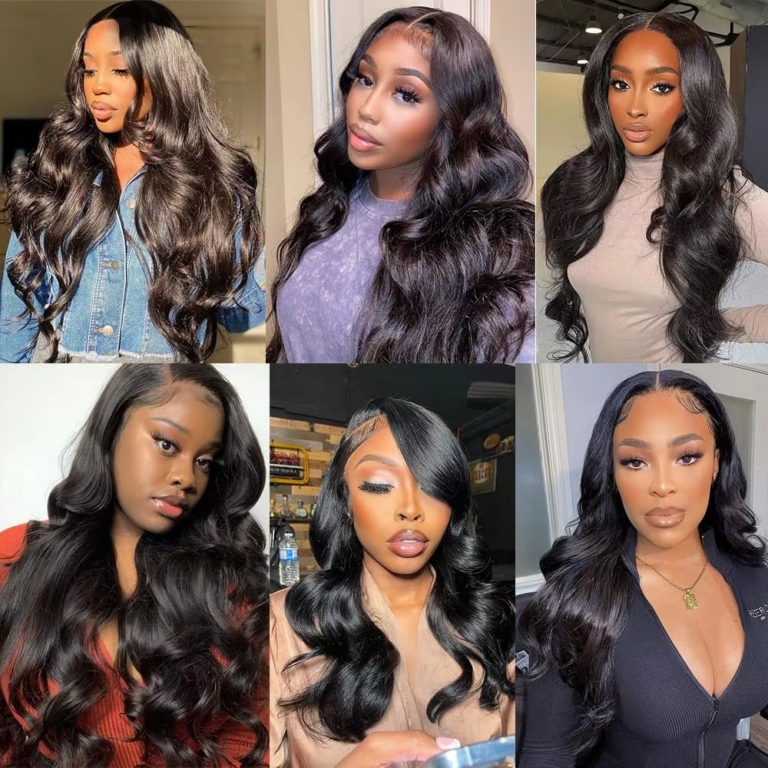 Transparent Lace Front Glueless Human Hair Wig