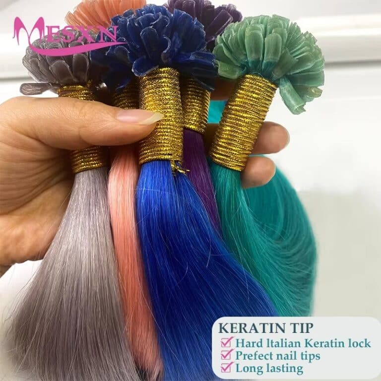 U-Tip Fusion Colored Hair Extensions